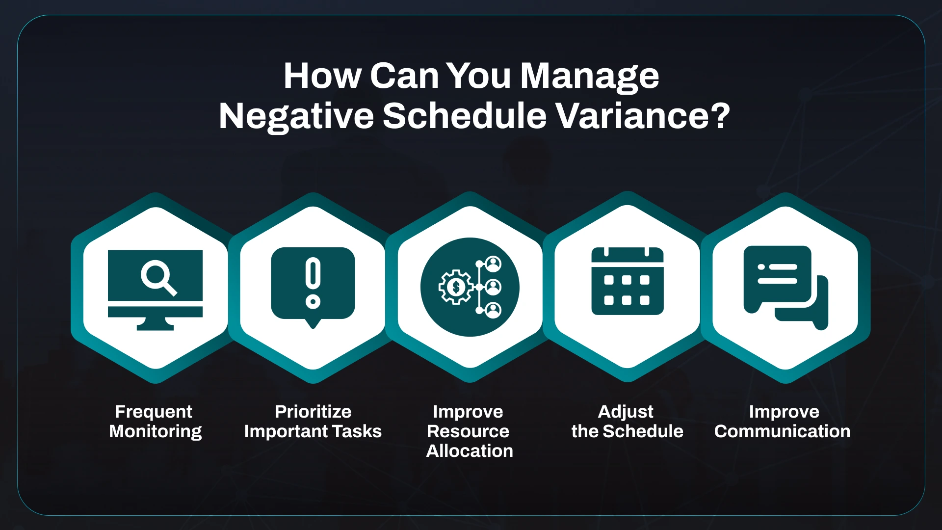 How Can You Manage Negative Schedule Variance
